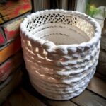 Basket Out Of Plastic Bags