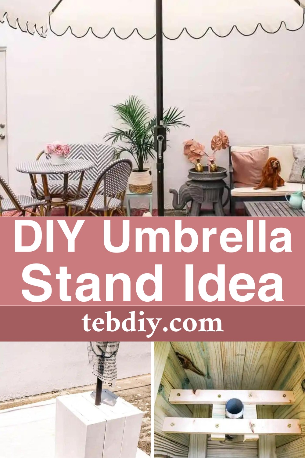 DIY Umbrella Stand To Enjoy Cozier Time Around
