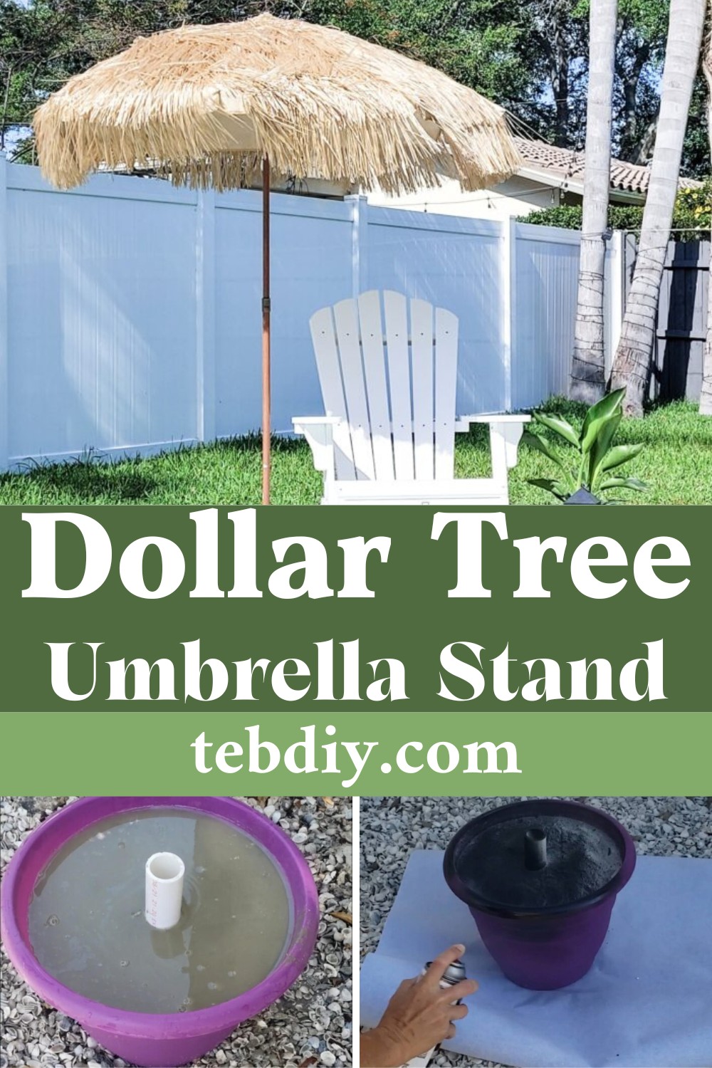 Dollar Tree DIY Umbrella Stand