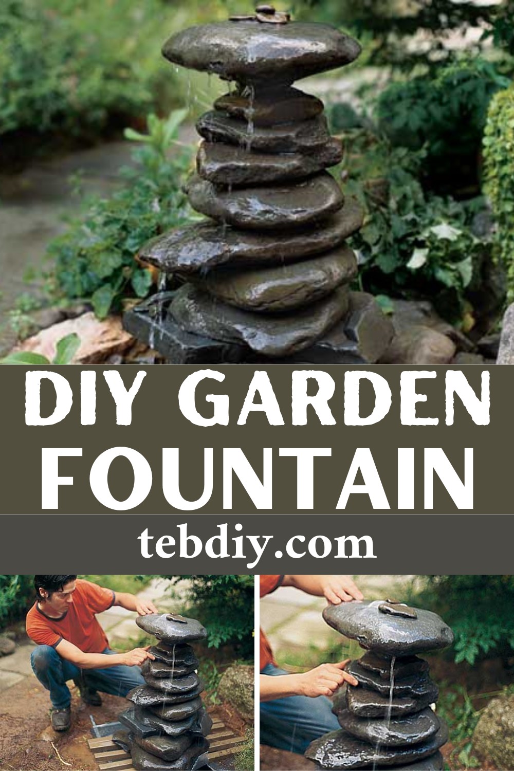 Easy and Cheap DIY Idea To Make Garden Fountain