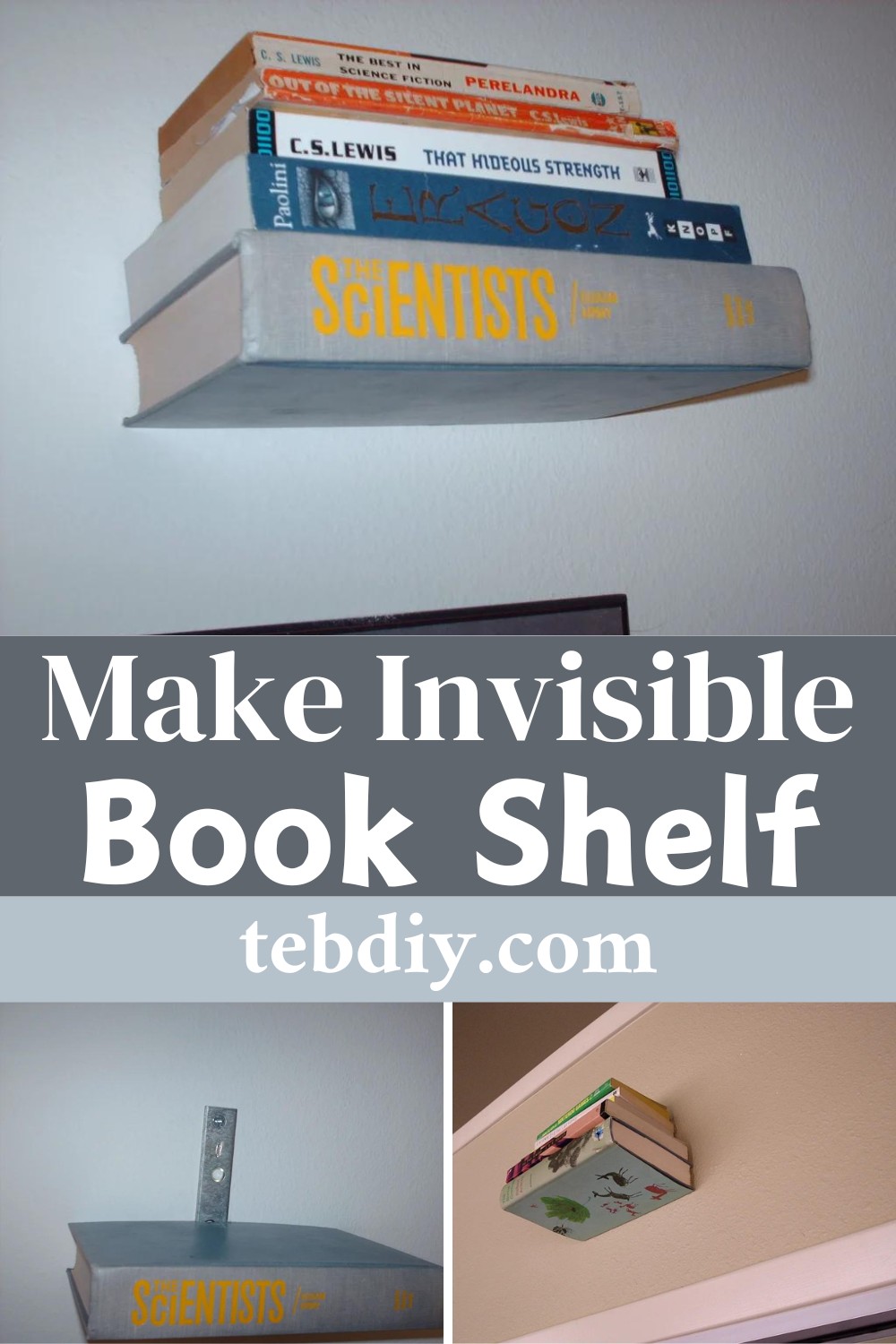 How To Make Invisible Book Shelf
