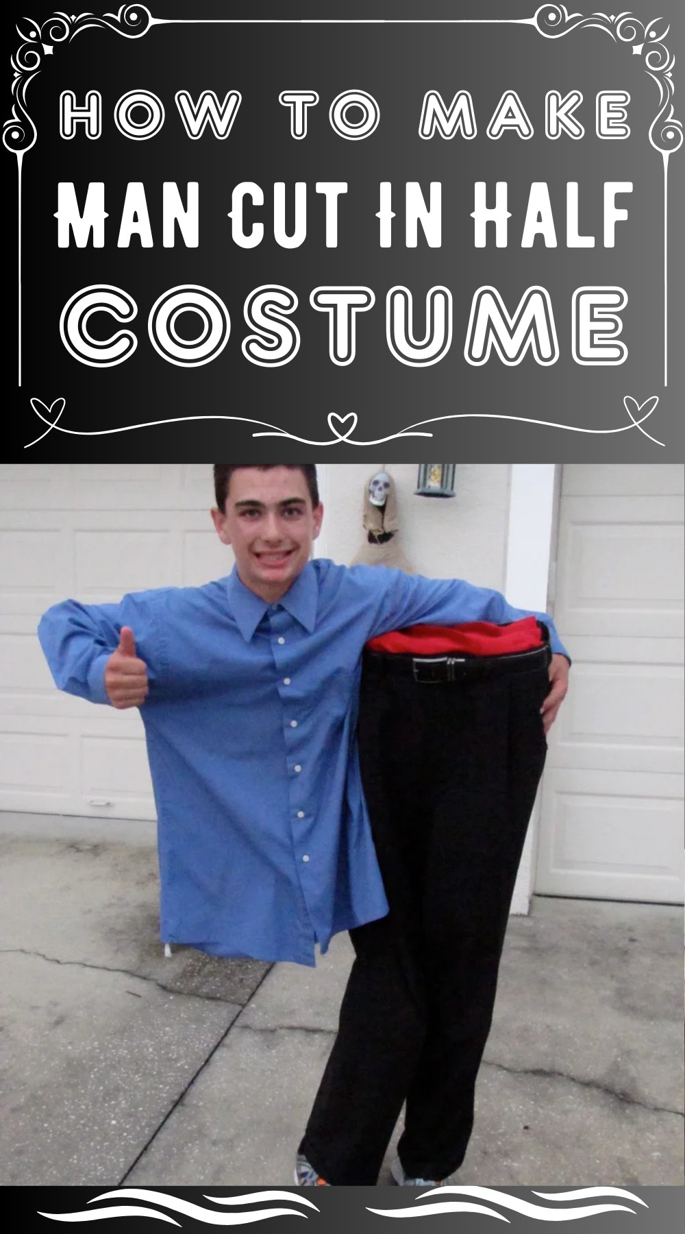 How To Make Man Cut In Half Costume