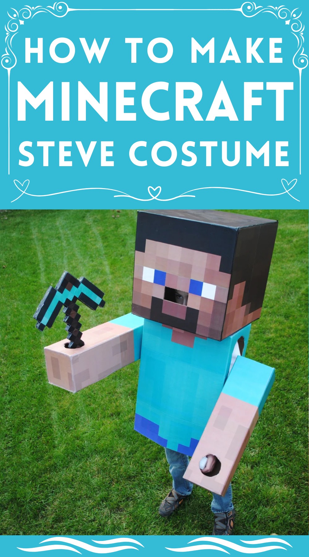 How To Make Minecraft Steve Costume