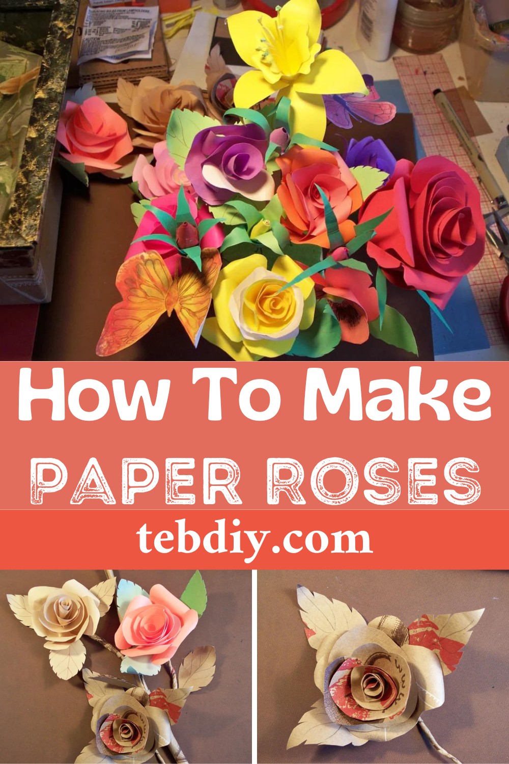 How to Paper Roses