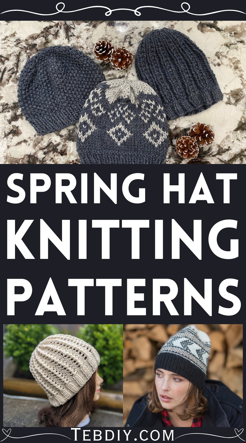 Knit Spring Hat Patterns