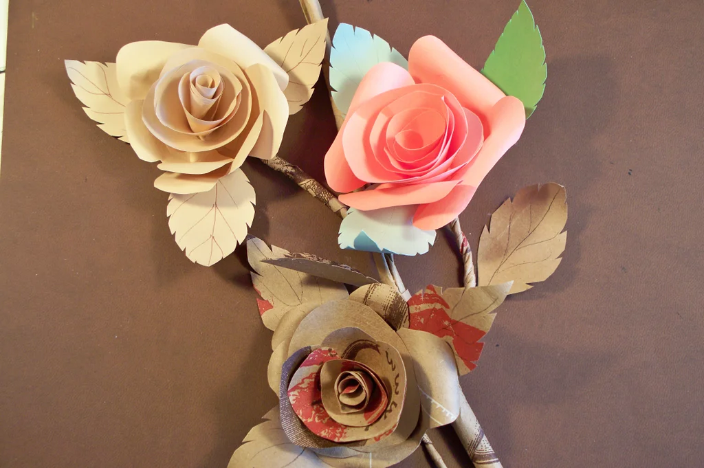 Make Paper Roses