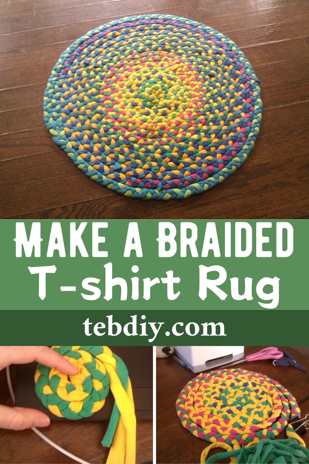 Make a Braided T-shirt Rug