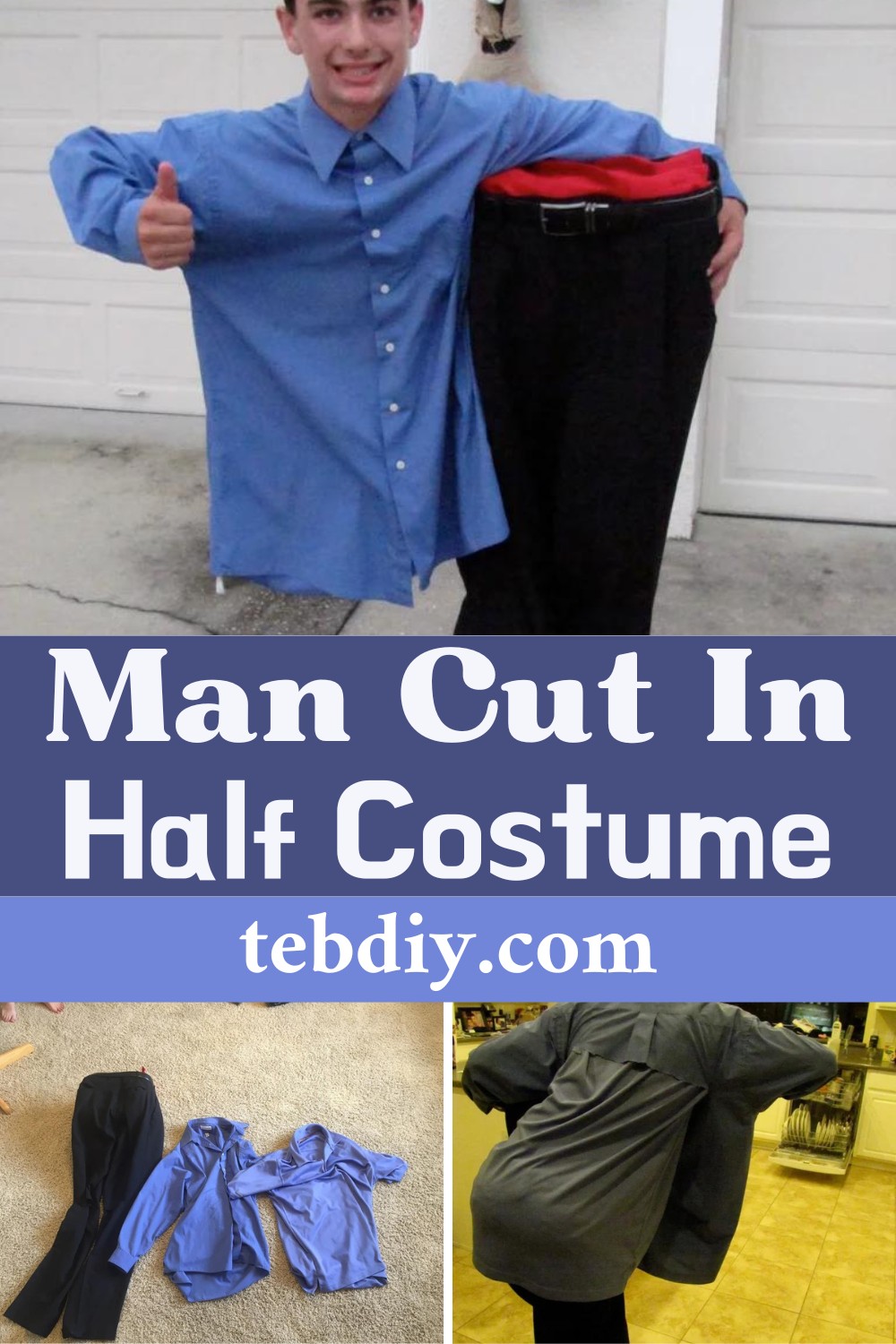 Man Cut In Half Costume Idea