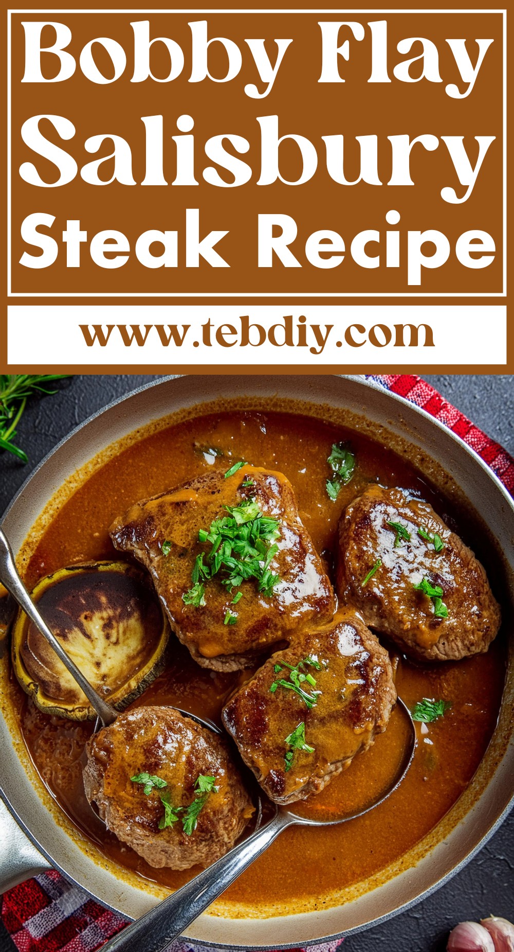 Bobby Flay Salisbury Steak Meal