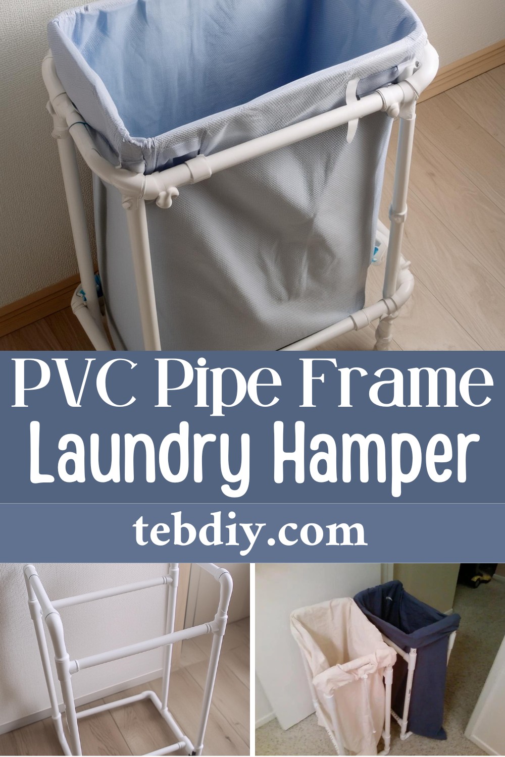 Cheaper DIY PVC Pipe Frame Laundry Hamper