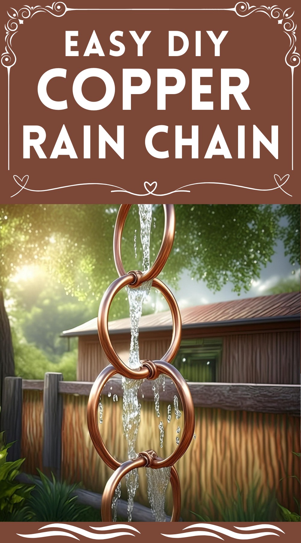DIY Copper Rain Chain