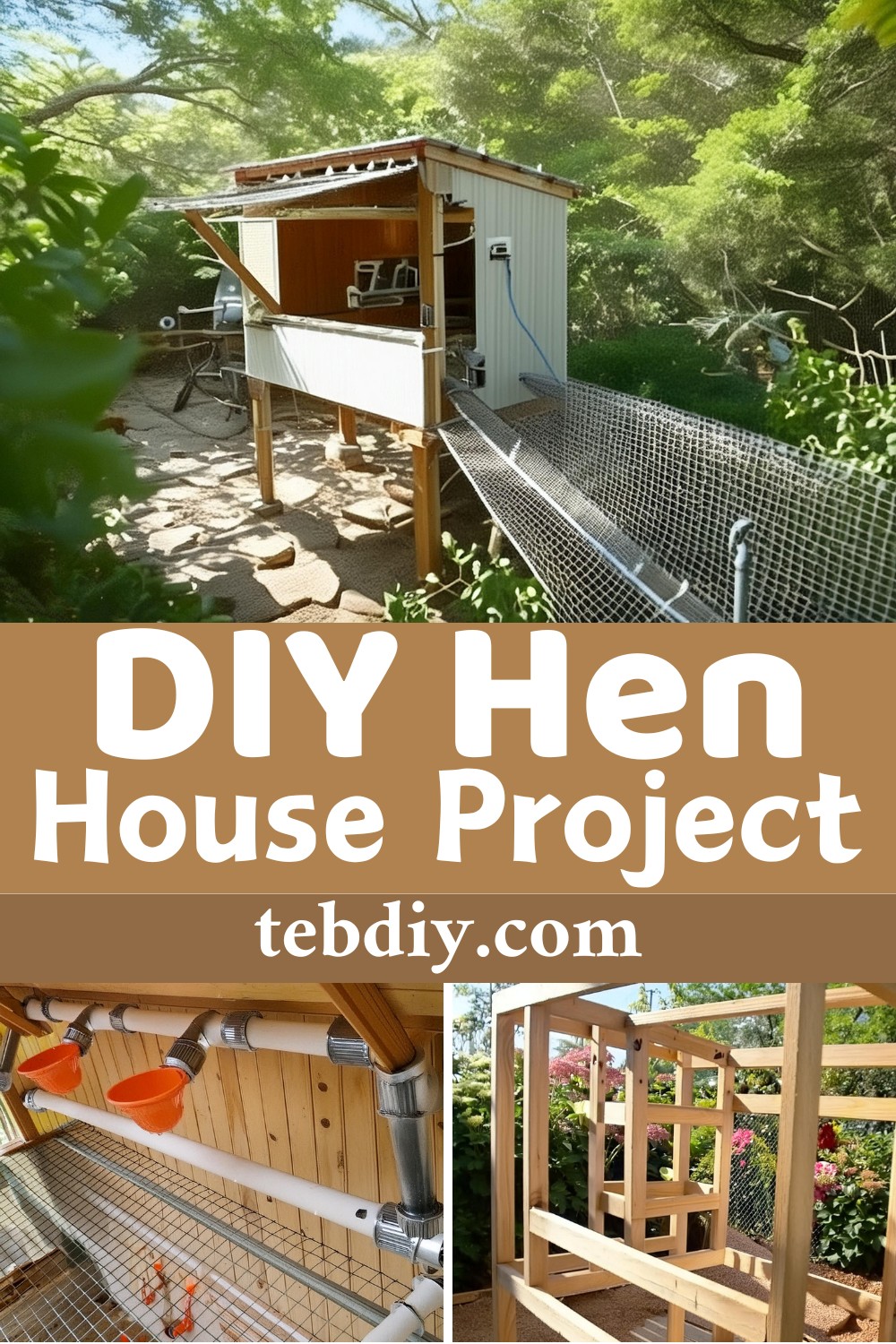 DIY Hen House Project From Old Garage Cupboards