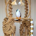 DIY Macrame Bird Perch Idea