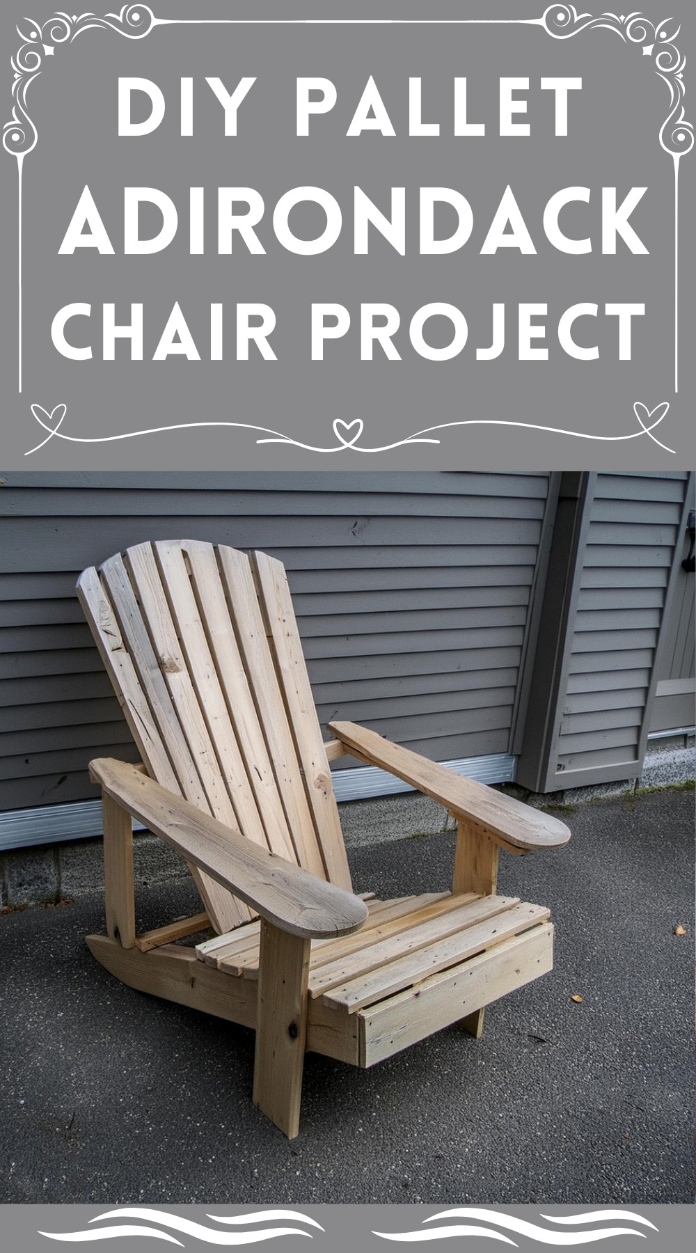 DIY Pallet Adirondack Chair Project