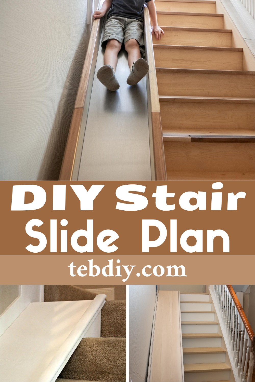 DIY Stair Slide Plan