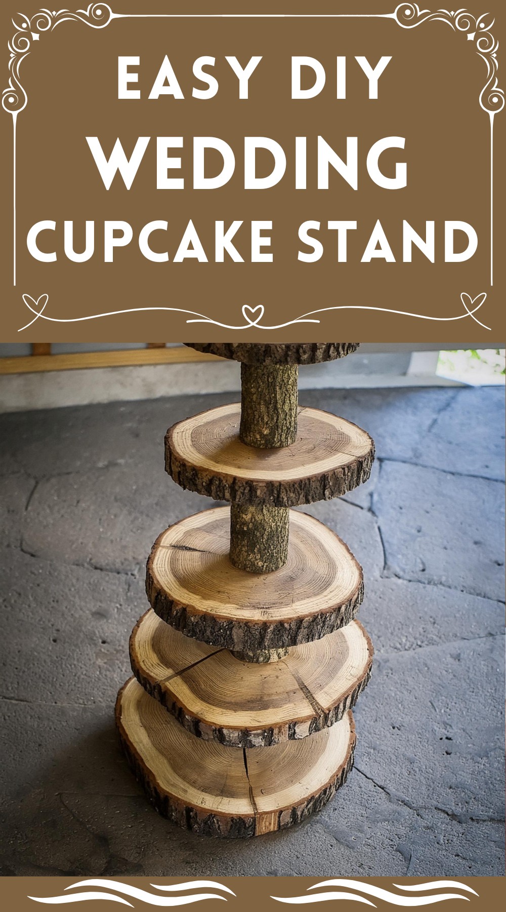 DIY Wedding Cupcake Stand
