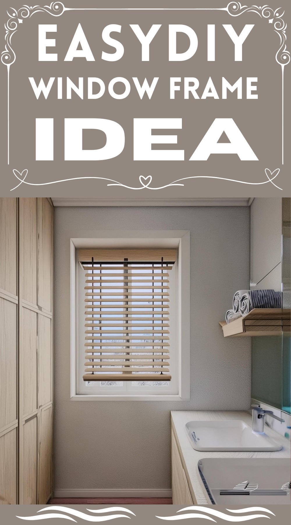DIY Window Frame Idea