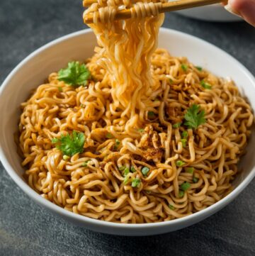 Easy Saucy Ramen Noodles 1