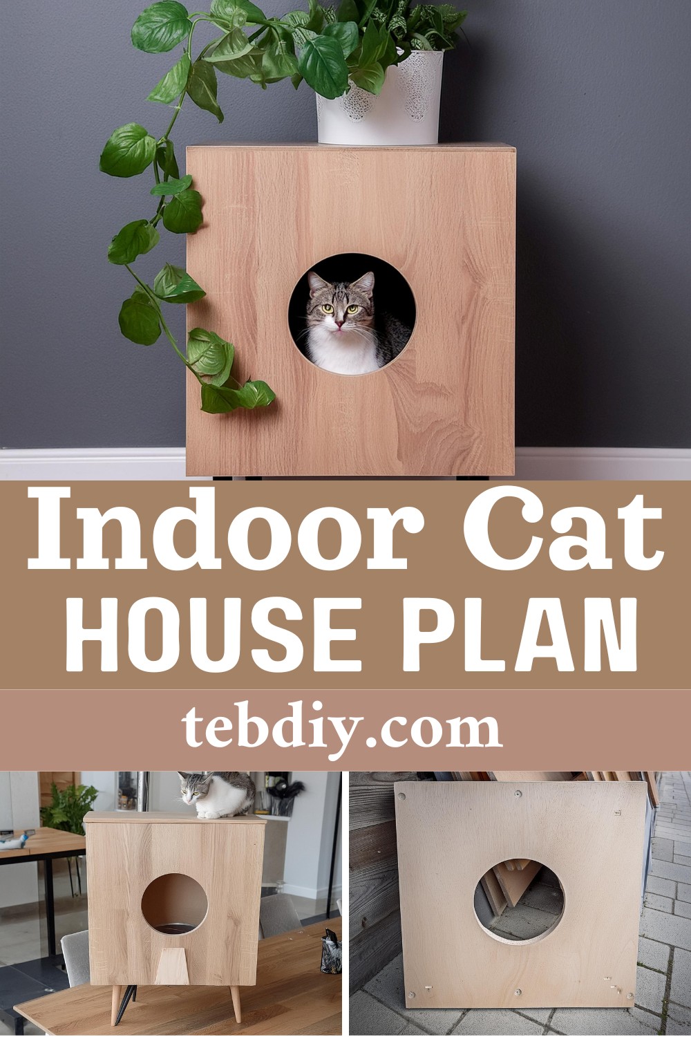 How To DIY Indoor Cat House Plan