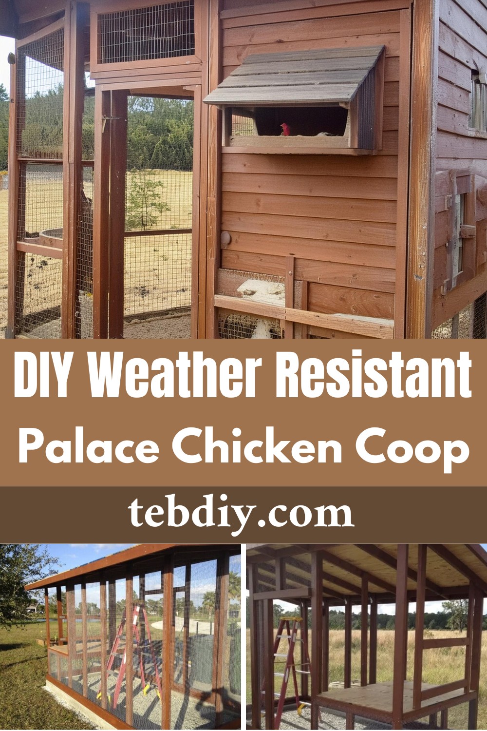 How To DIY Weather Resistant Palace Chicken Coop