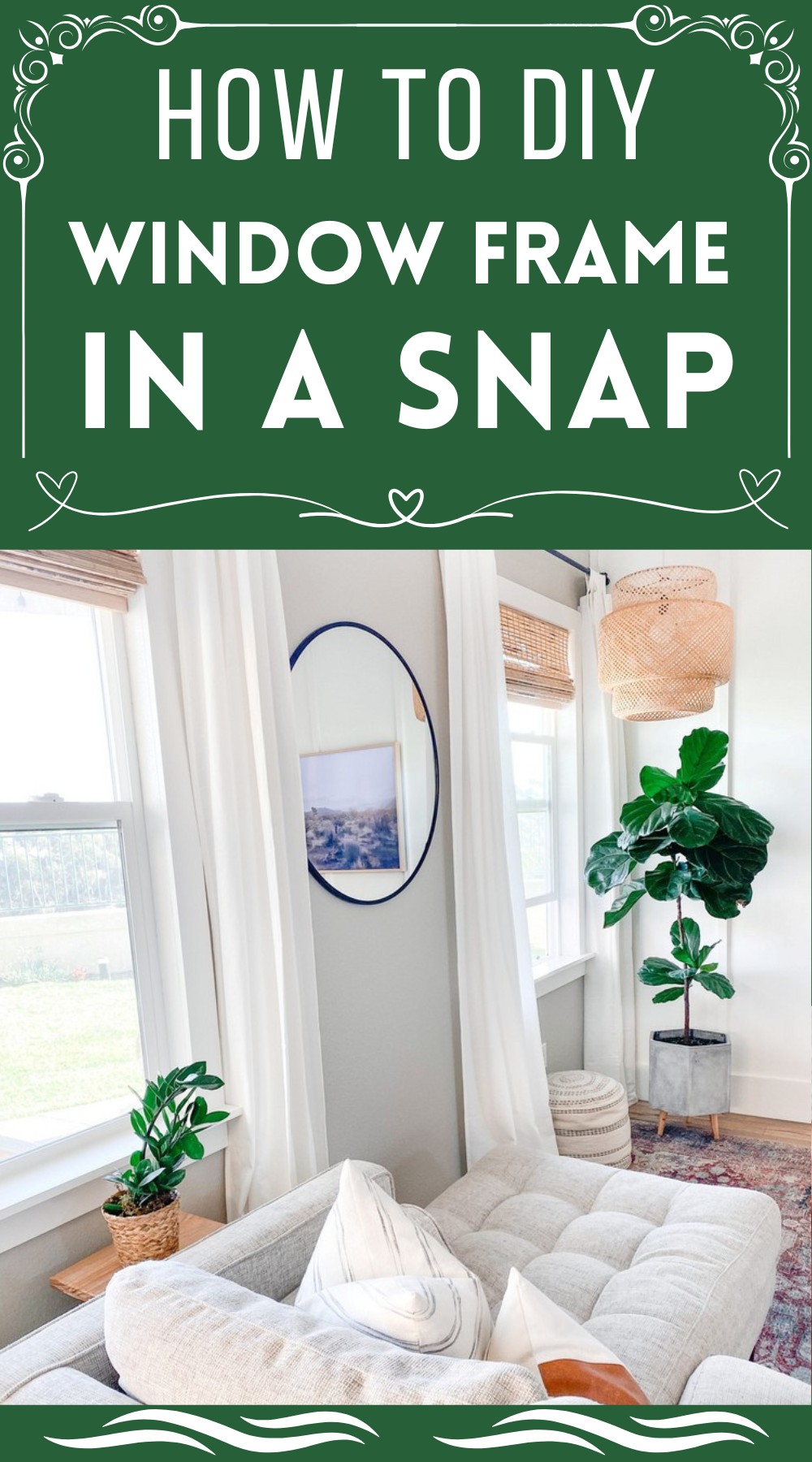 How To DIY Window Frame In A Snap