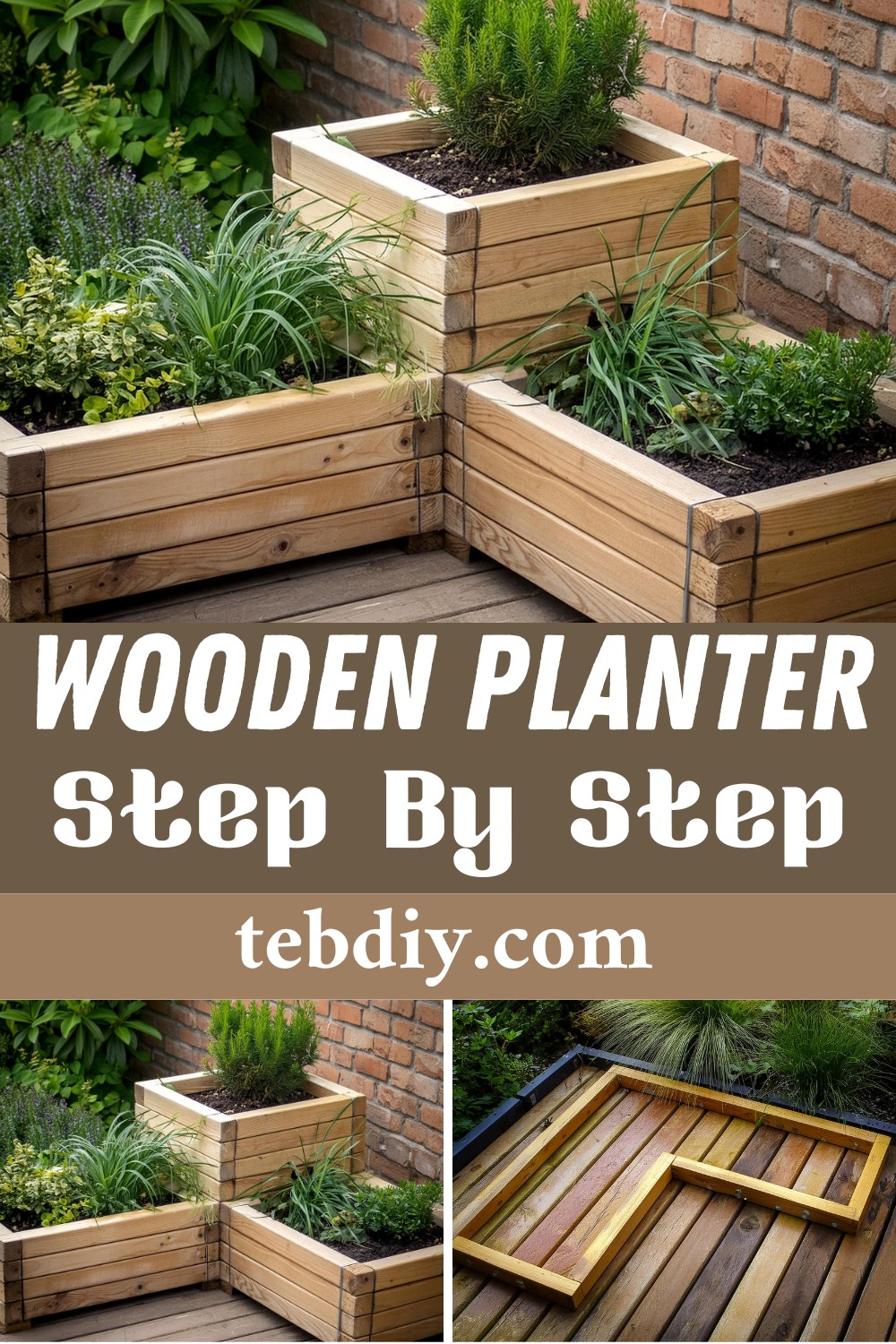 How To DIY Wooden Planter Step By Step