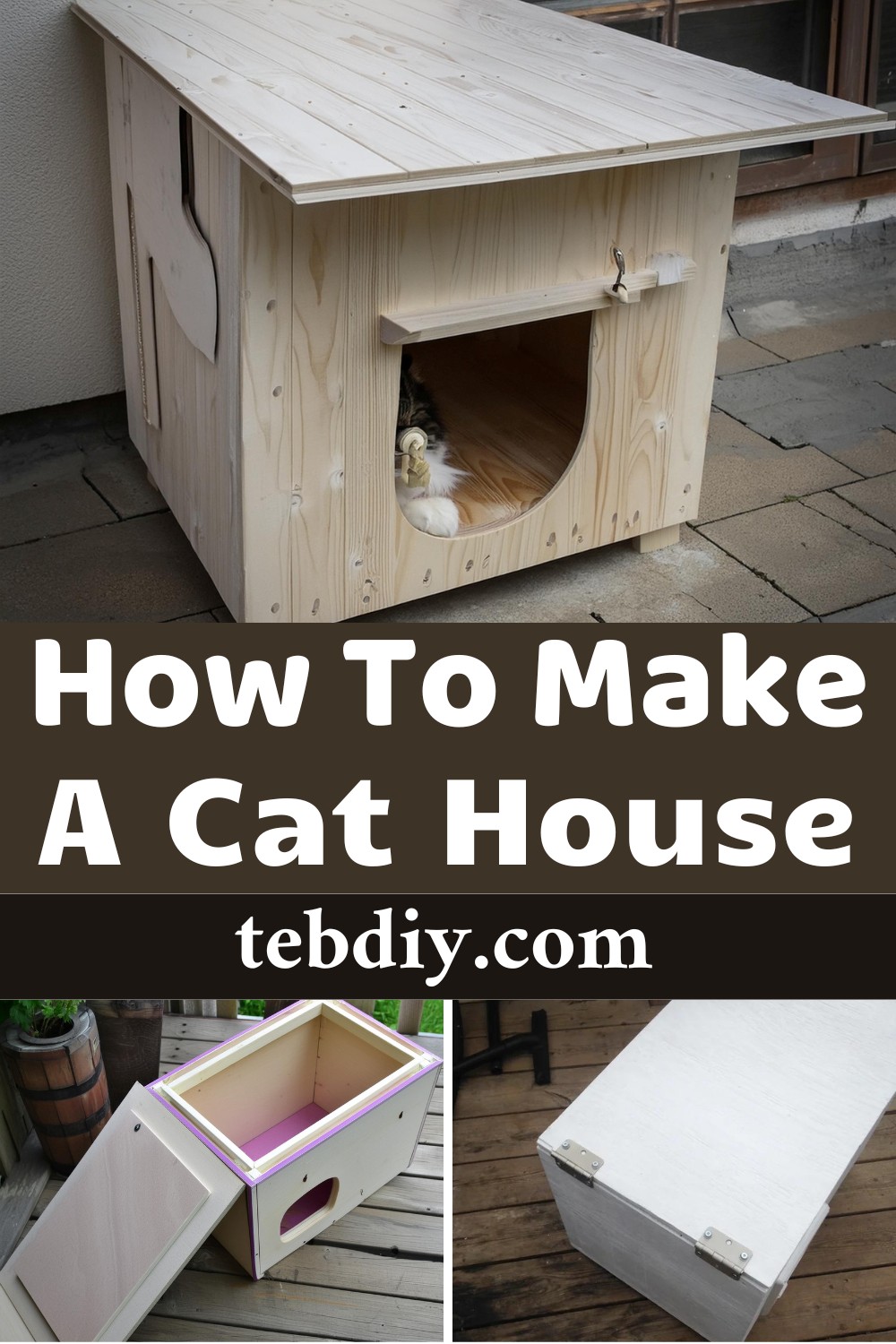How To Make A Cat House For The Winter