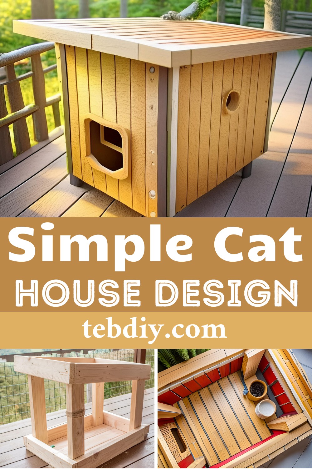 How To Make A Simple Cat House Design