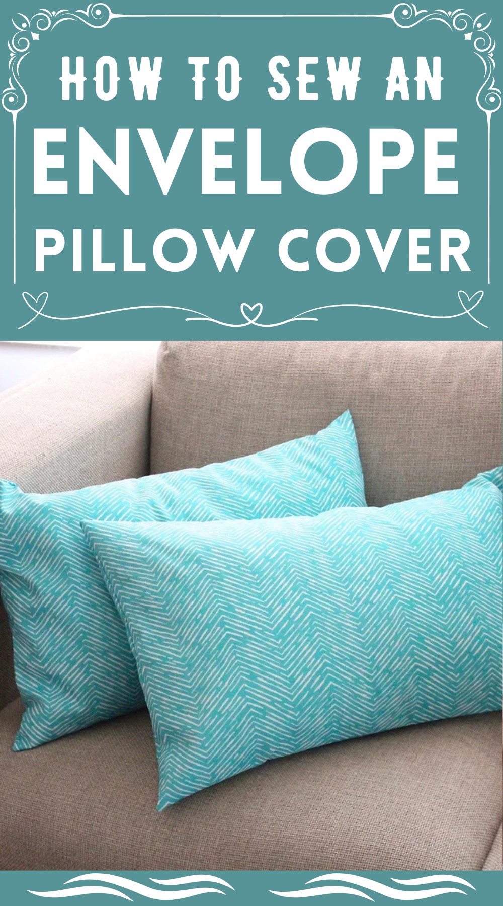 How To Sew An Envelope Pillow Cover