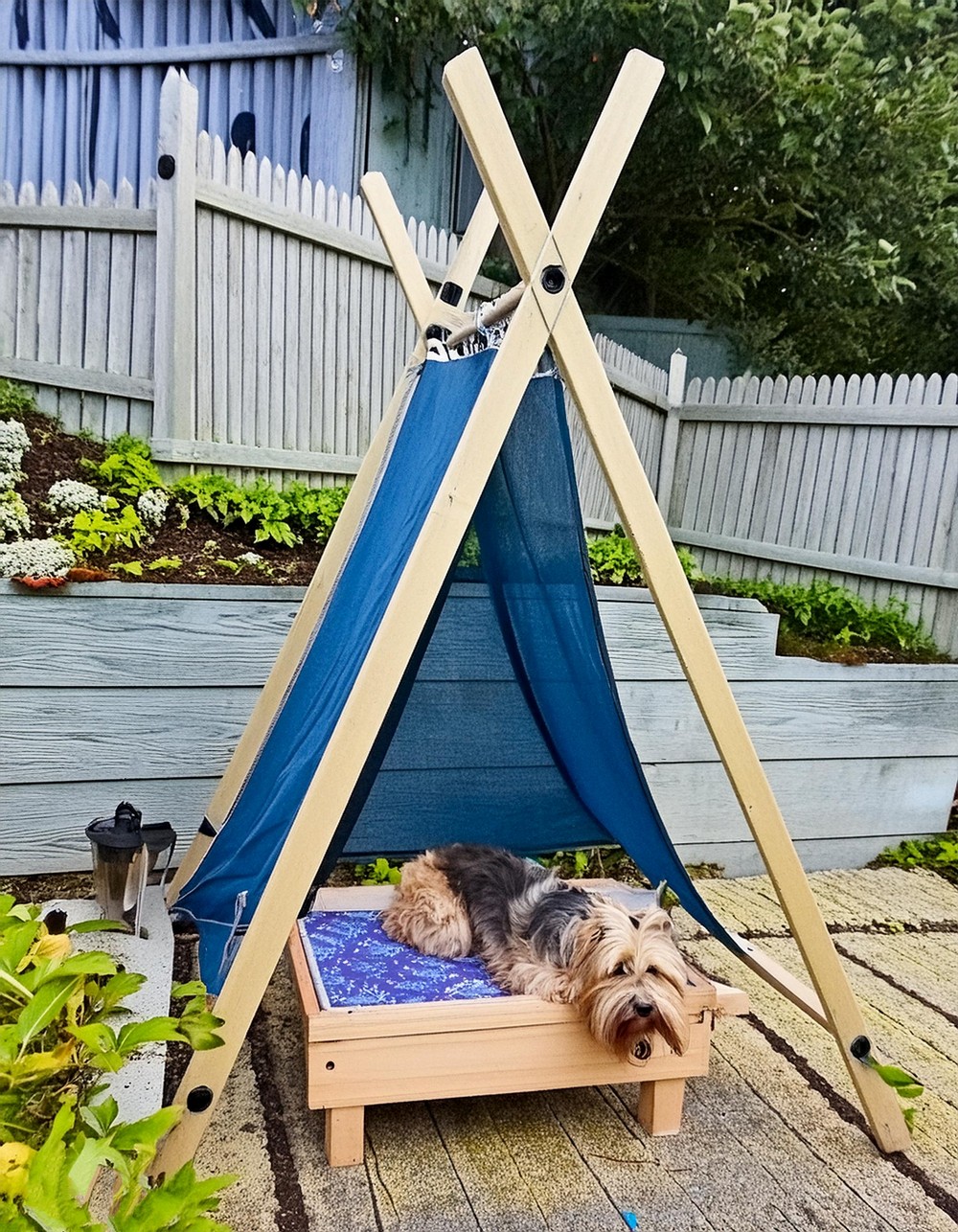Outdoor Dog Bed And Portable Tent