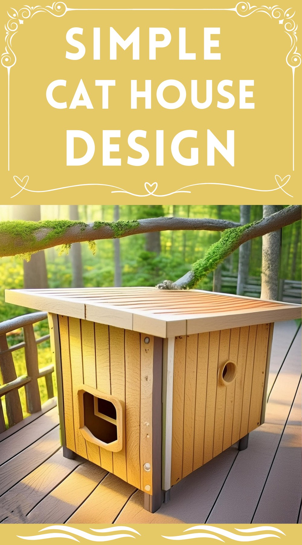 Simple Cat House Design