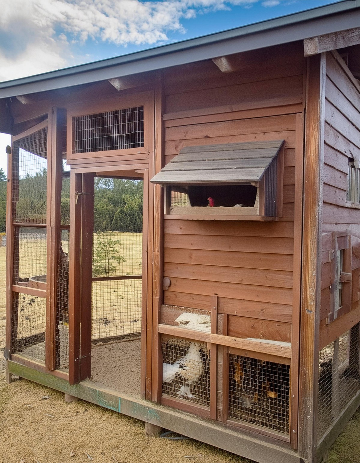 Weather Resistant Palace Chicken Coop