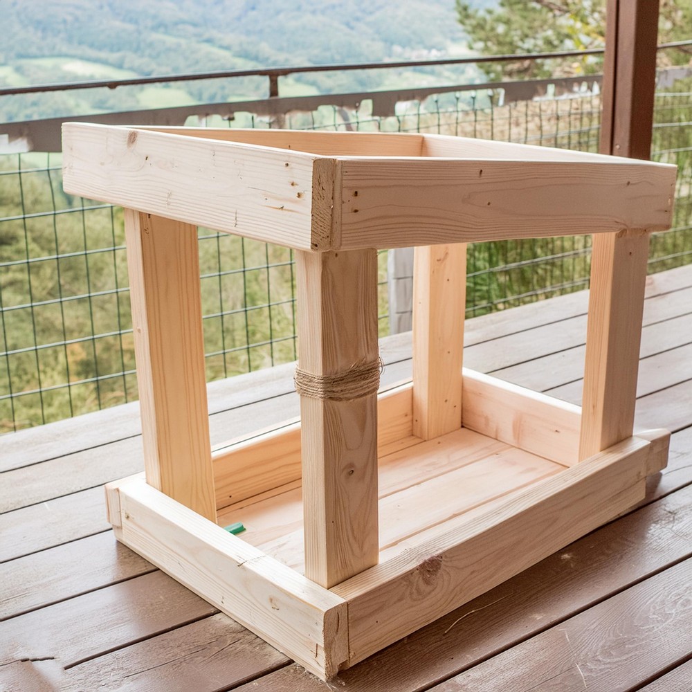 wood structure for cat house