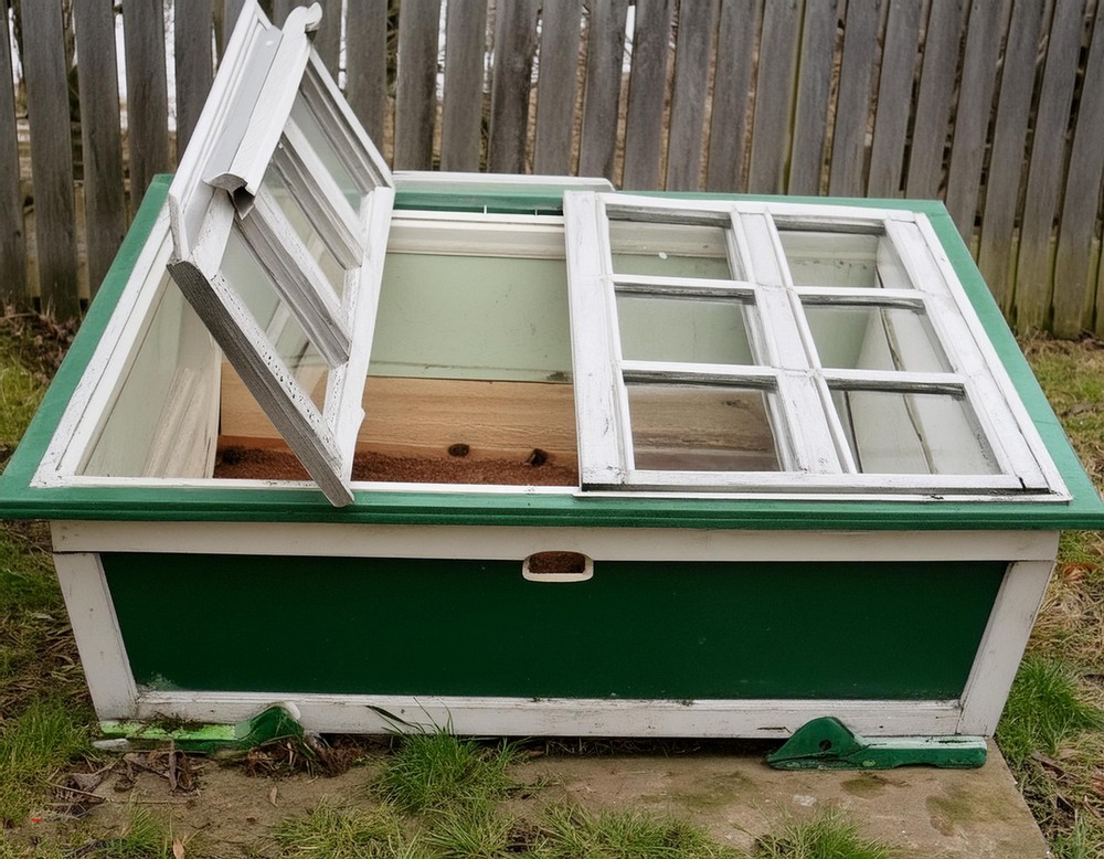 Build a Cold Frame Using Old Windows 2