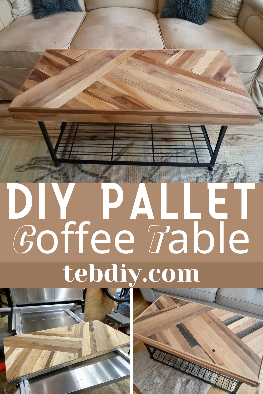 Cheapest And Long Lasting DIY Pallet Coffee Table Project