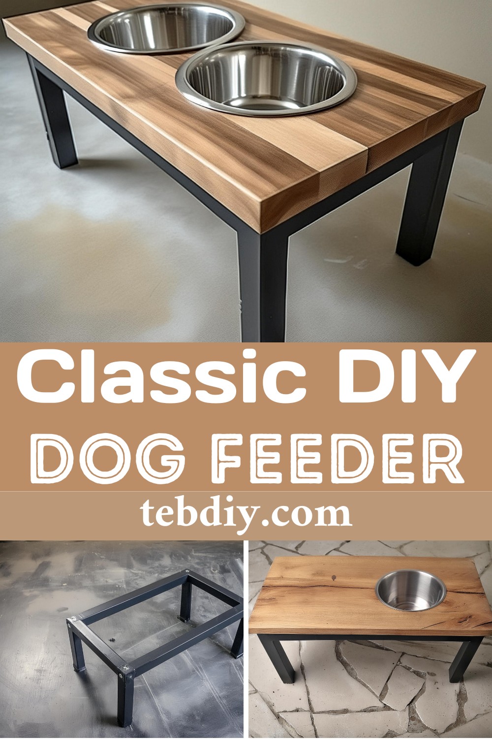 Classic DIY Dog Feeder Project To Train Them Eating