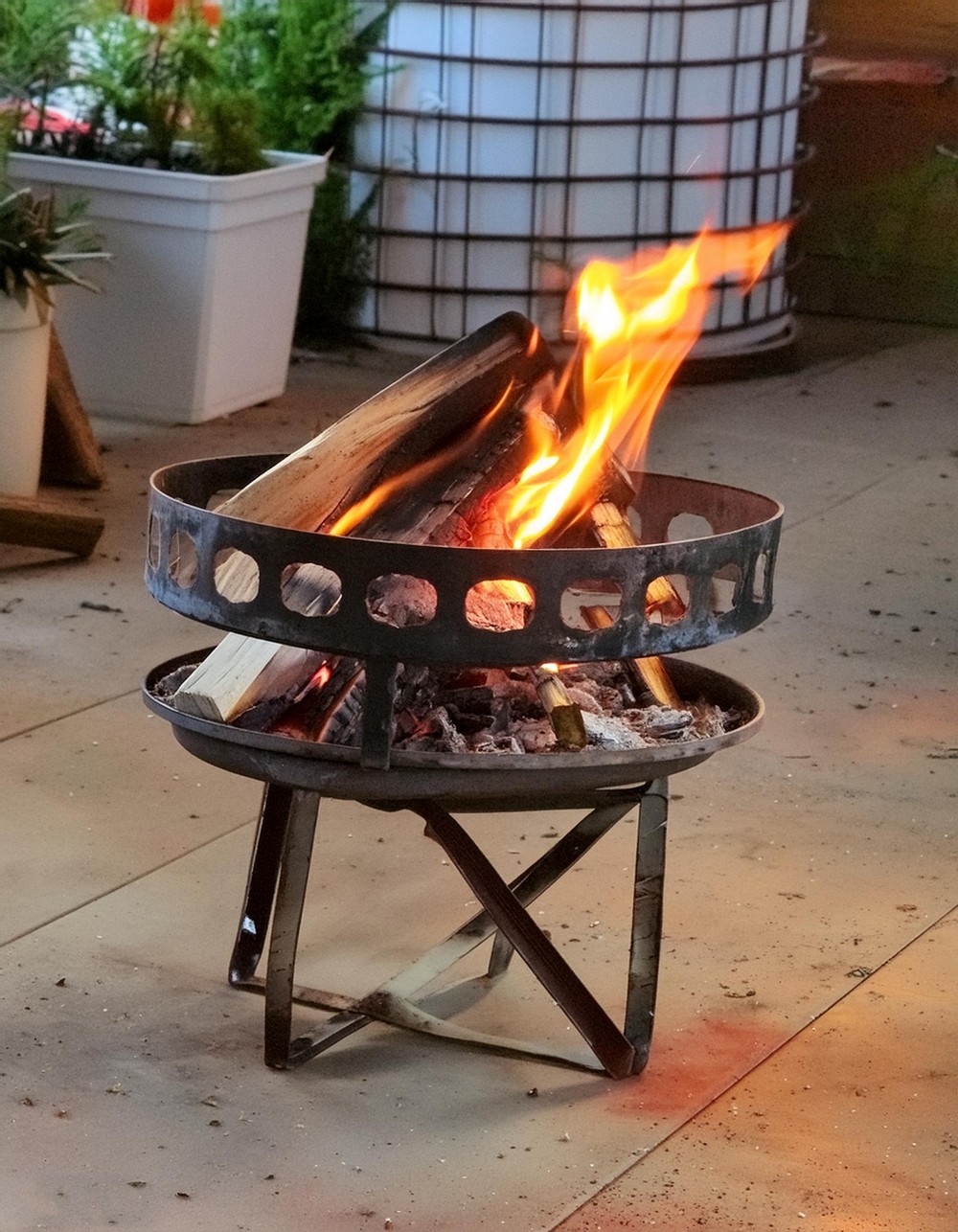 DIY Brake Rotor Fire Pit Project 1