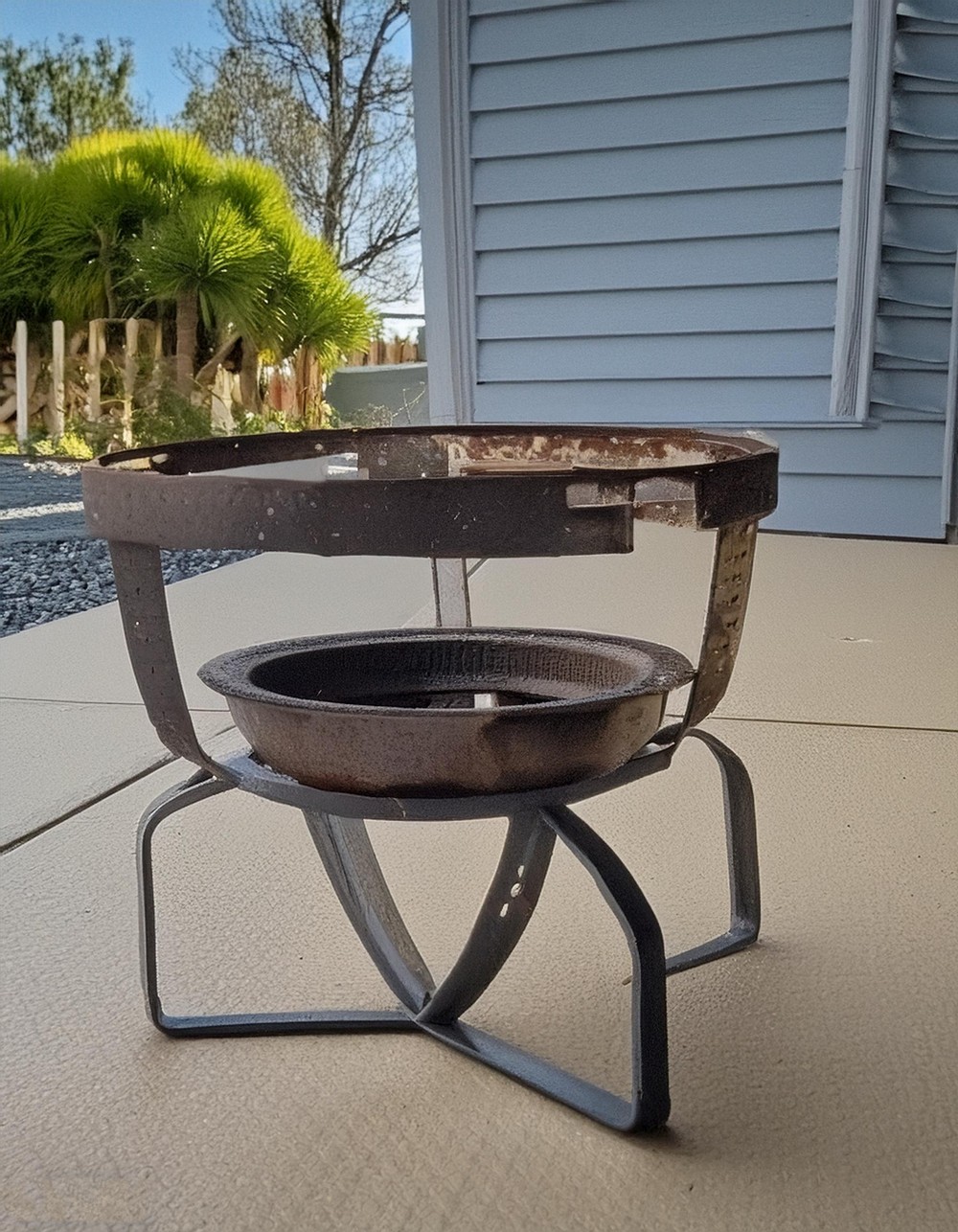 DIY Brake Rotor Fire Pit Project 2