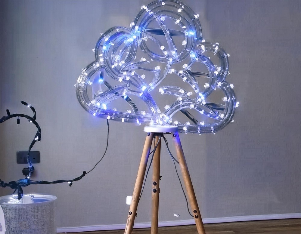 DIY Cloud Desk Lamp Project 3