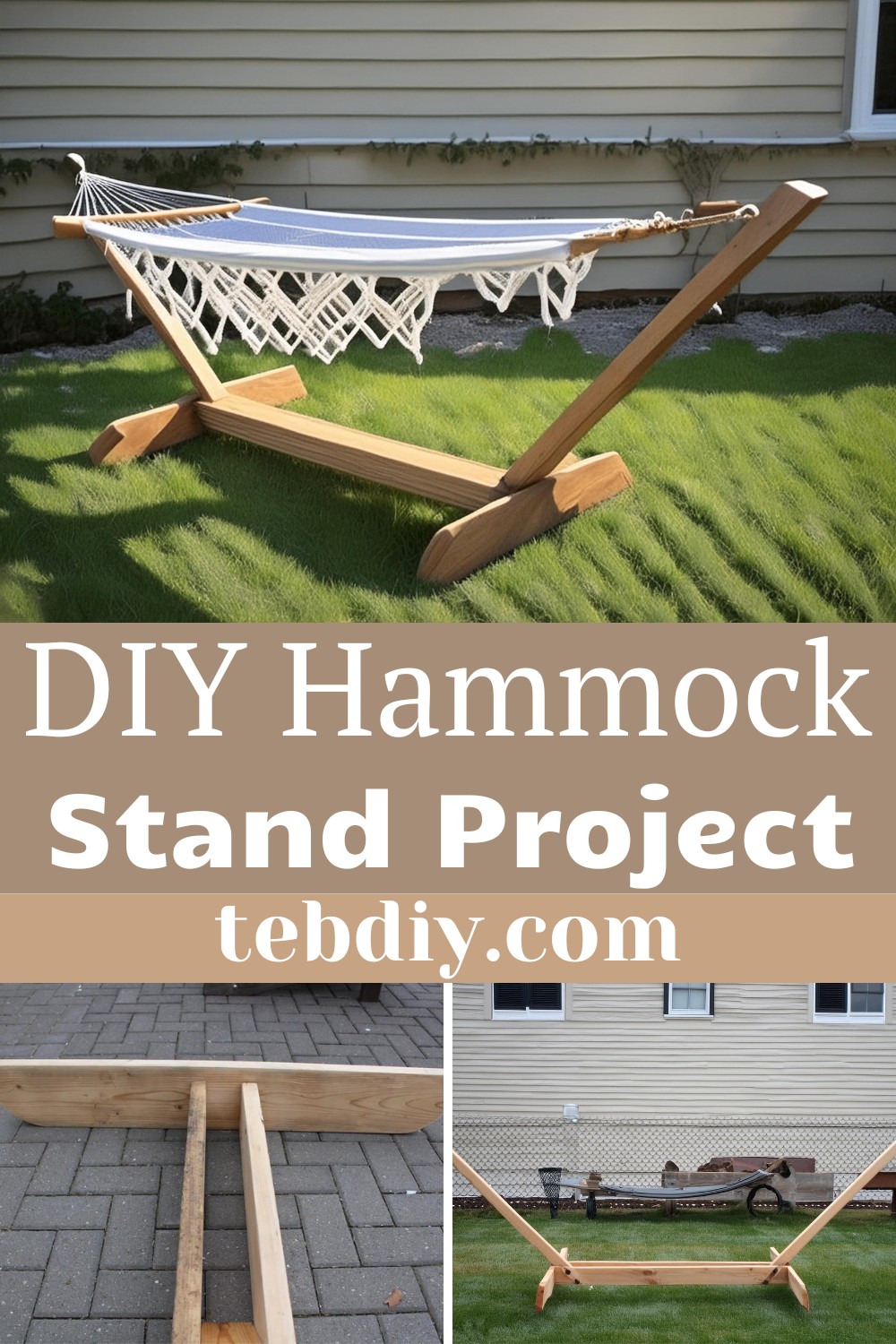 DIY Hammock Stand Project For Outdoor