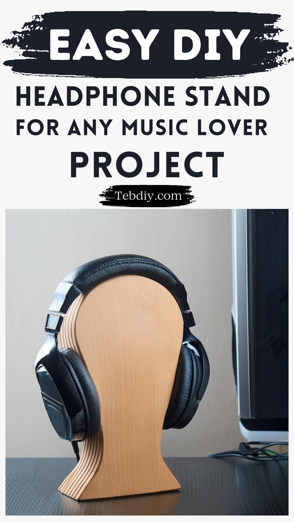 DIY Headphone Stand For Any Music Lover
