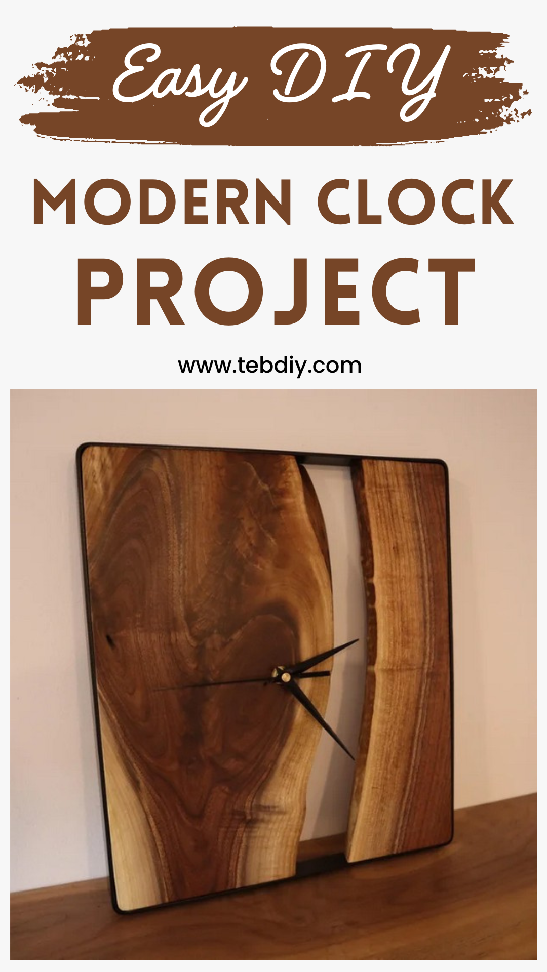 DIY Modern Clock Project
