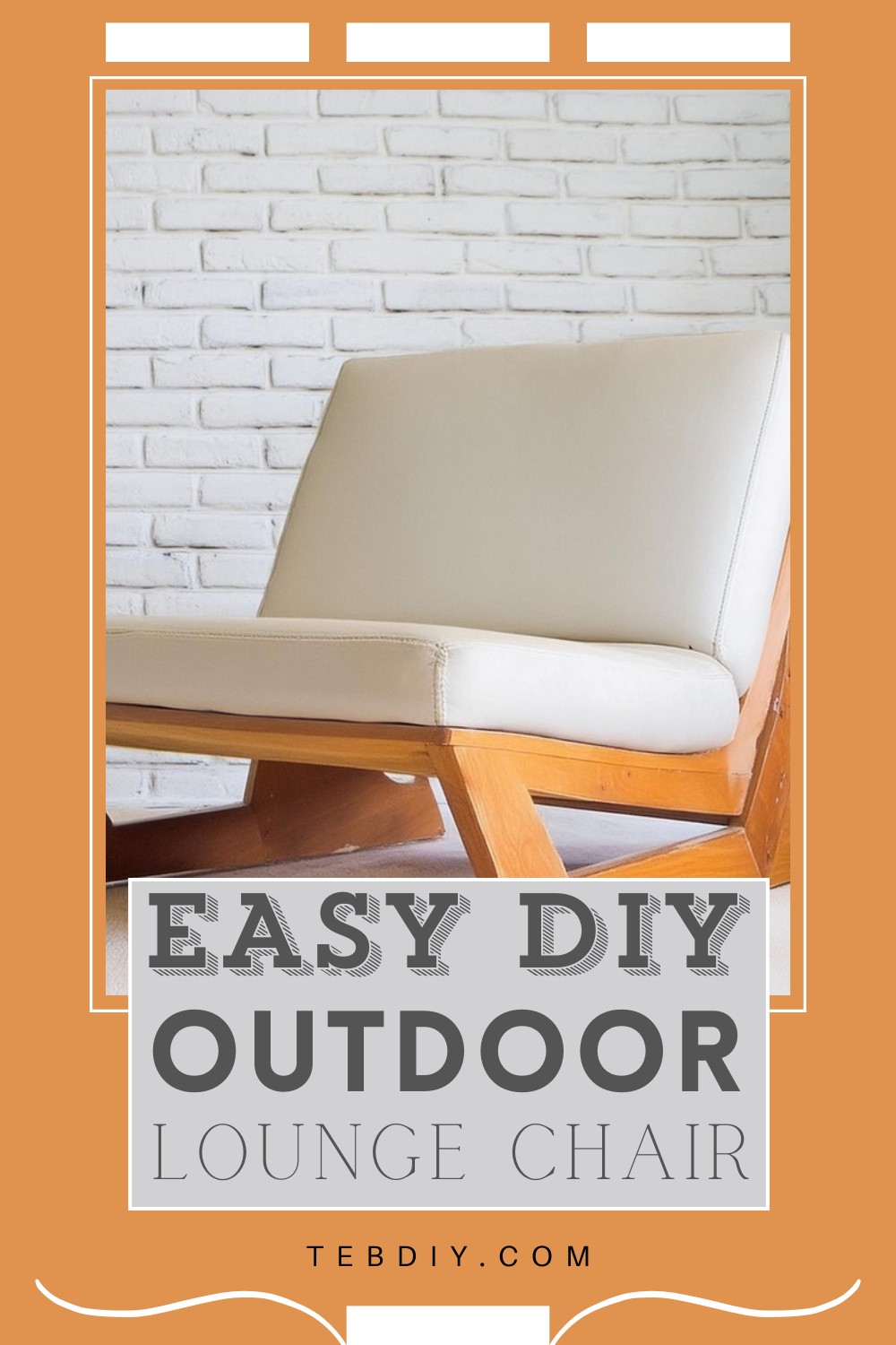 DIY Outdoor Lounge Chair