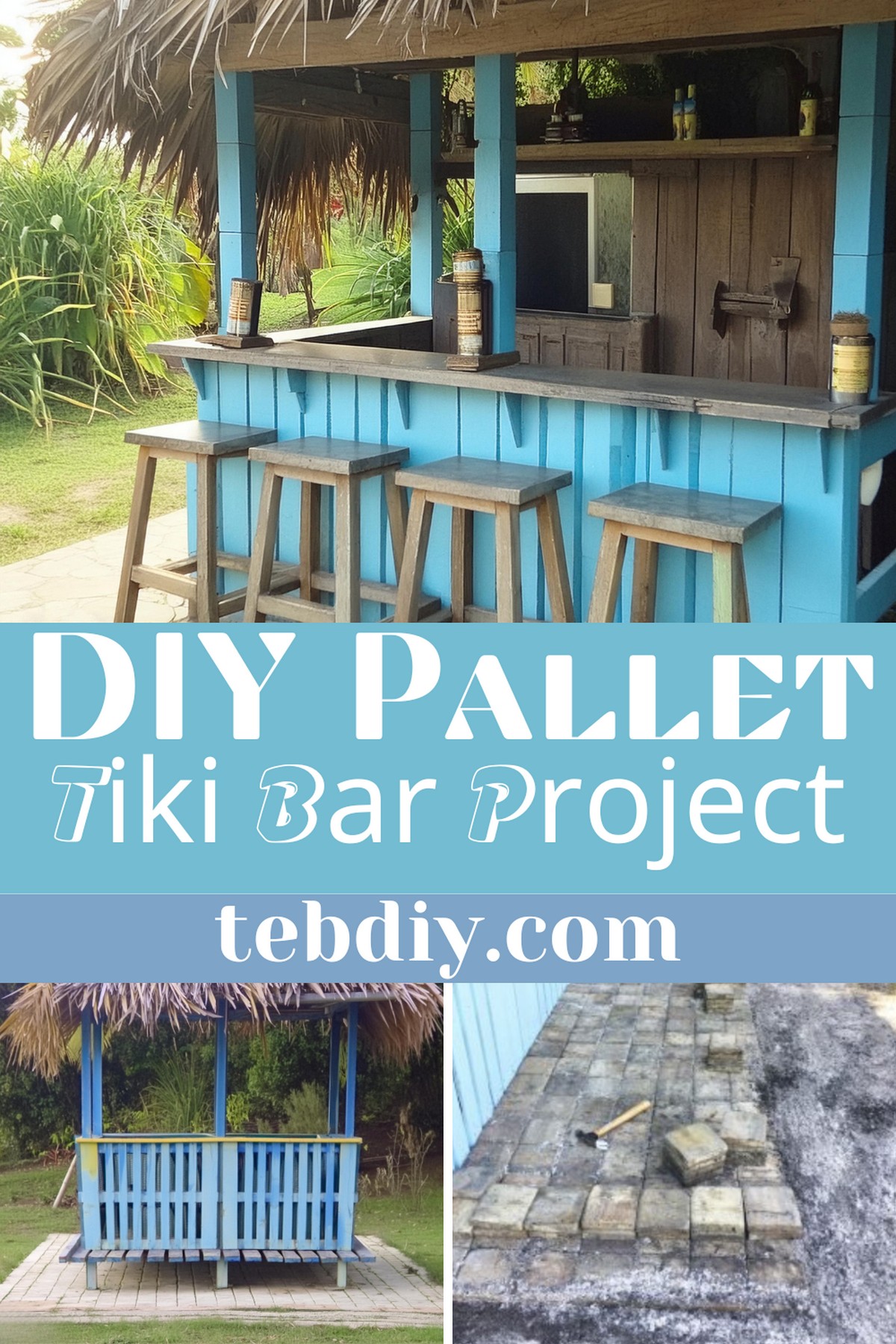 DIY Pallet Tiki Bar Project