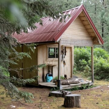 DIY Play House Project In Woods 4