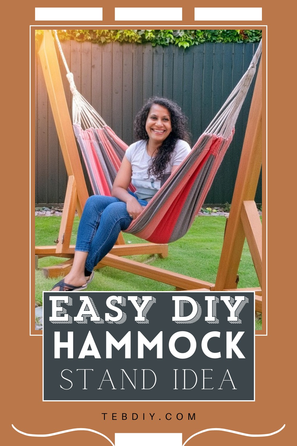Easy DIY Hammock Stand Idea