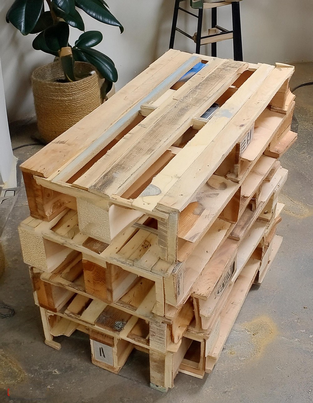 Firefly DIY Pallet Wood Bench Project 53012 (1)