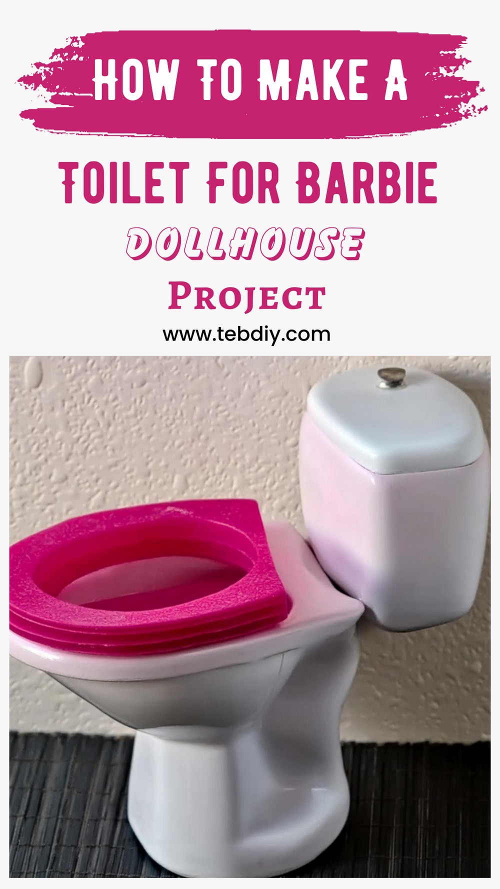 How To Make A Toilet For Barbie Dollhouse
