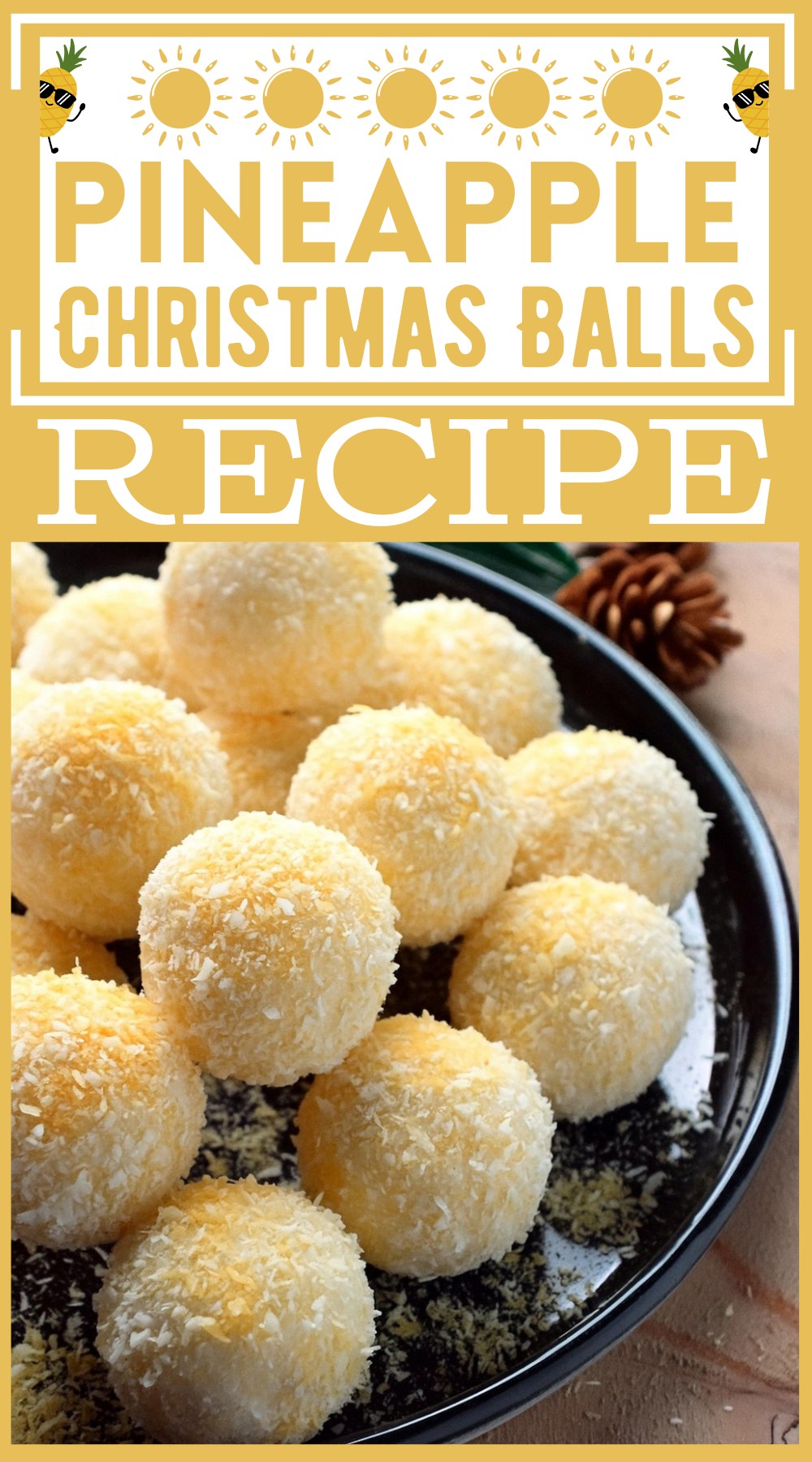 Pineapple Christmas Balls Recipe