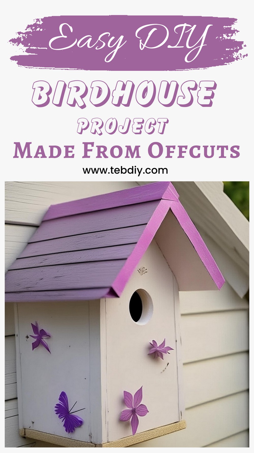 Simple DIY Birdhouse Project Made From Offcuts